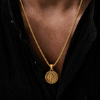 Gold Jesus Christ Necklace Pendant