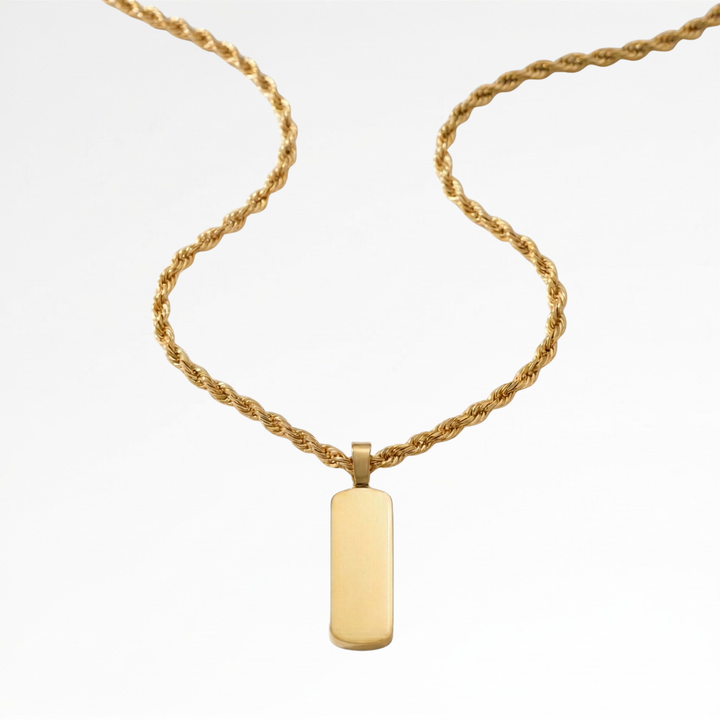 Gold Totem Pendant Necklace